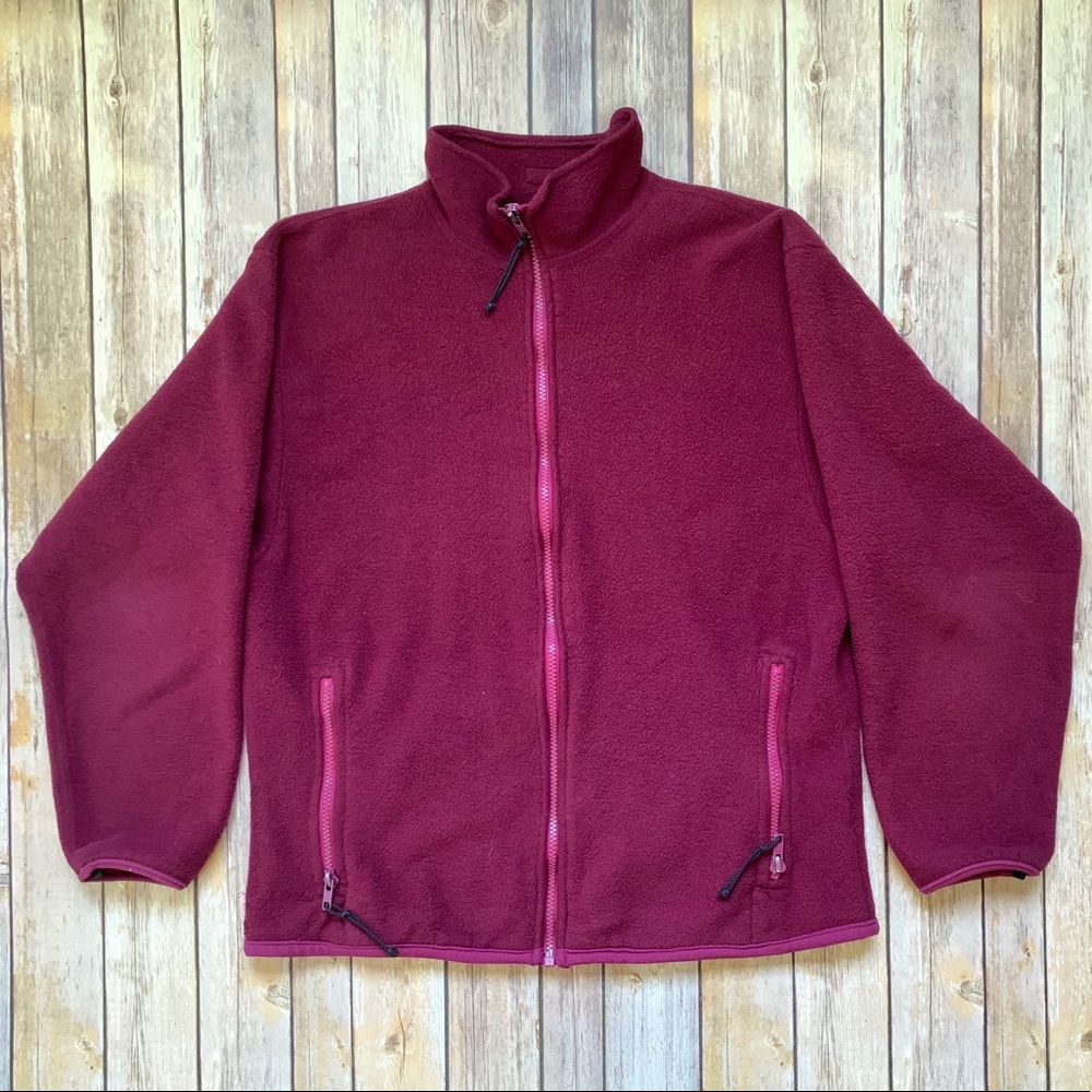 Women’s REI co op fleece full zip jacket